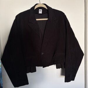 NSF Crop Black Blazer